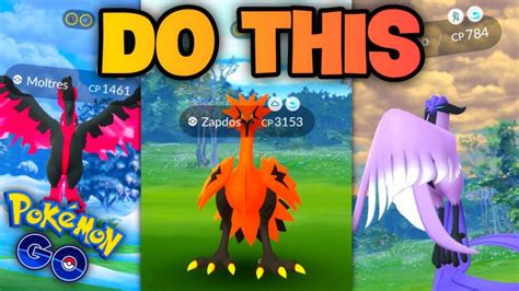 *RAID THESE FOR GALARIAN BIRDS* Tips for candy & good IV Galarian Birds in Pokemon GO - YouTube