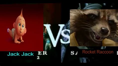 Incredibles 2: Jack Jack vs Rocket Raccoon! - YouTube