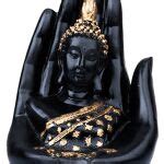 Palm Buddha Statue, Color : Black at Rs 427.62 / Piece in Delhi - ID: 6155263