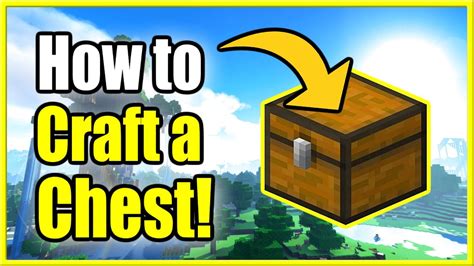 How to Craft a Chest in Minecraft (Double or Single Chest)(Recipe ...