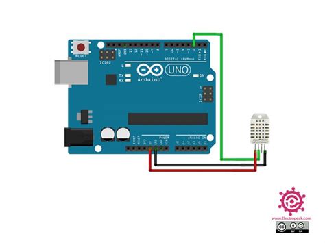 Interfacing DHT22 Temperature Humidity Sensor with Arduino -Electropeak