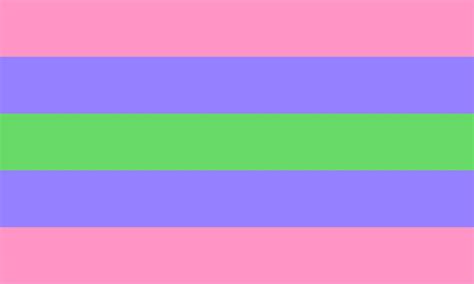 Trigender flag color codes