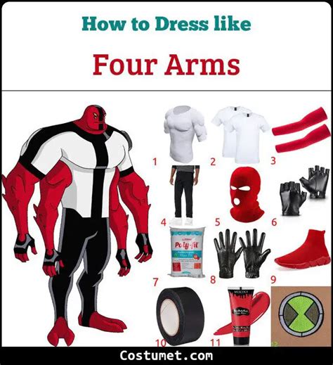 Four Arms (Ben 10) Costume for Halloween