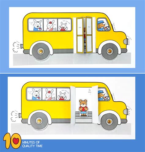 The Wheels on the Bus Craft – 10 Minutes of Quality Time