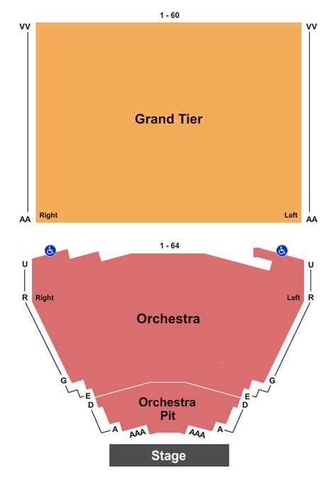 King Center For The Performing Arts Tickets & Seating Chart