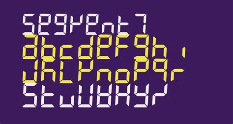 7 segment display font android - mazlab