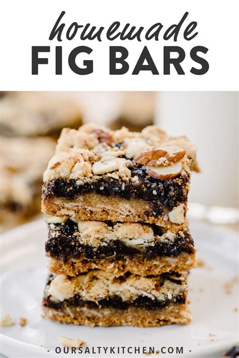 Easy Homemade Fig Bar Recipe - Our Salty Kitchen