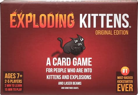 Exploding Kittens Original Version, Original Edition, English Version : Amazon.nl: Toys & Games