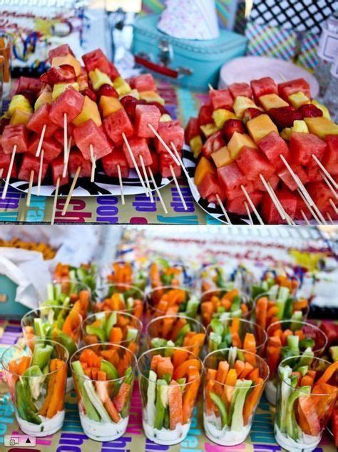 Pin by Kristal olivares on Baby Q | Veggie cups, Pool party food ...