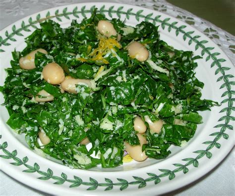 A Table For Rue, Please: Tuscan Kale & Cannellini Bean Salad