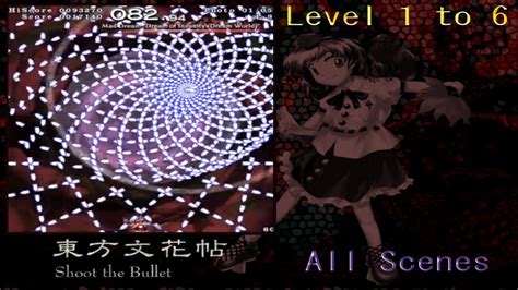 Touhou 9.5 [StB] - Level 1 to 6 - All Scenes - YouTube