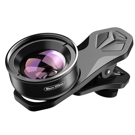 Apexel 100mm Macro Lens - Clip on lens for smartphones