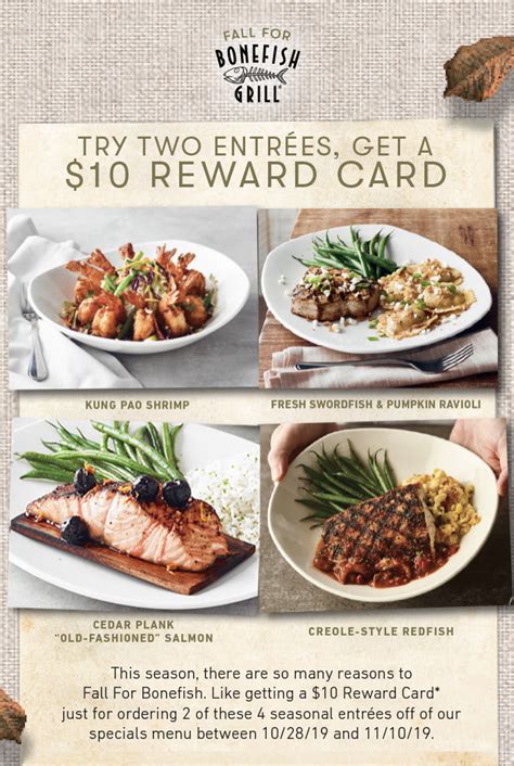 Bonefish Grill Coupons and Discounts