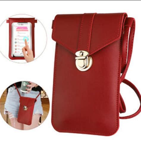 touch screen phone clear crossbody bag, Women's Fashion, Bags & Wallets, Cross-body Bags on ...