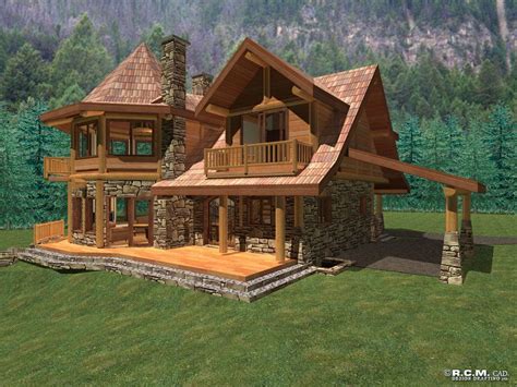 Anderson Custom Homes - log home cabin packages kits colorado builder ...