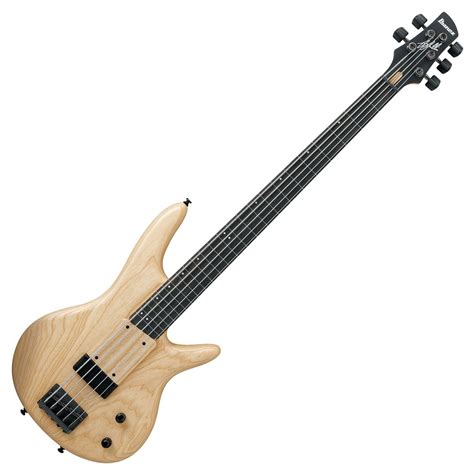 Ibanez GWB205 Gary Willis 5-String Fretless Bass 2018, Natural Flat at Gear4music