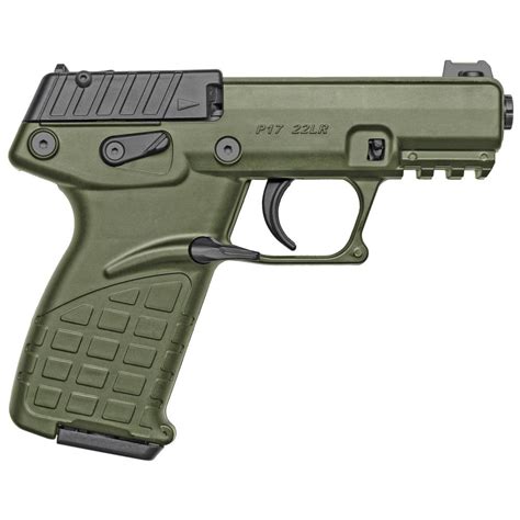 Kel-Tec P17GRN P17 22 LR 3.93" 16+1 Green Green Green Polymer Threaded Barrel 3 Magazines | The ...