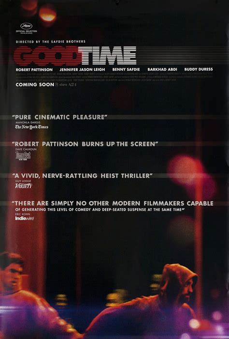 Good Time Original 2017 U.S. One Sheet Movie Poster - Posteritati Movie ...