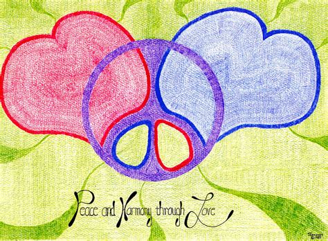 Peace And Love Drawing at GetDrawings | Free download