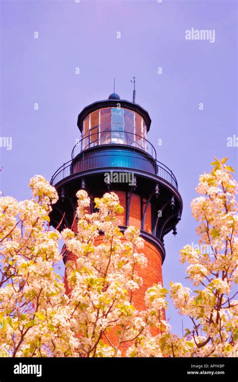 Currituck Sound Lighthouse, Corolla, Outer Banks, North Carolina, USA ...