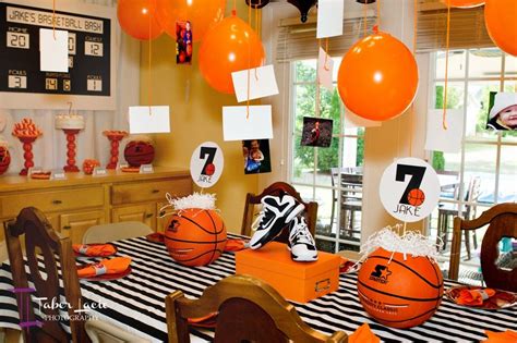 -Basketball Decorations: | Festa de aniversario decoracao, Mensagem ...