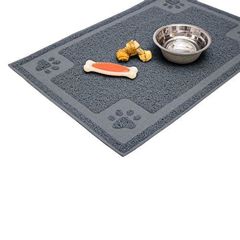 Dog Bowl Mat for Cat and Dog Bowls, Silicone Non-Slip Absorbent Waterproof Dog Food Mat, Easy to ...