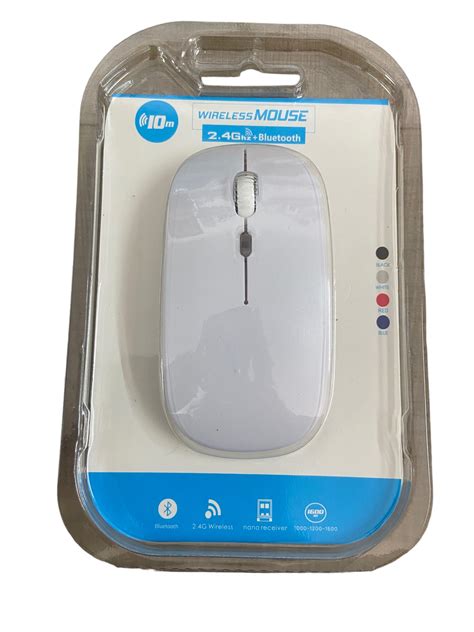 2.4Ghz Wireless Bluetooth Mouse - White – One Sixty Five