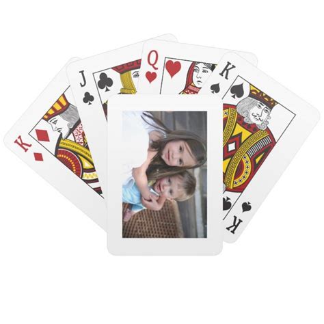 Customized deck of cards with any picture | Zazzle | Deck of cards ...