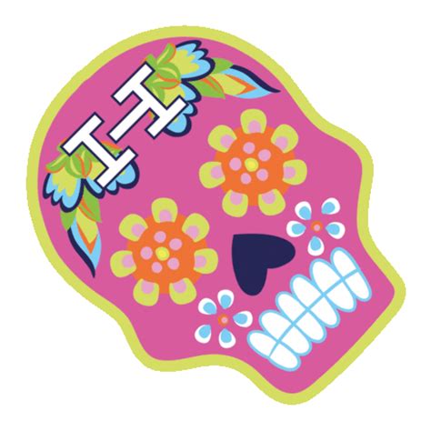 Sugar Skull Sticker by Hat Club