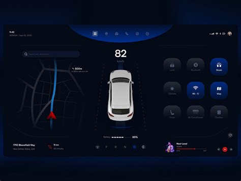 Browse thousands of Electric Car Dashboard images for design inspiration | Dribbble