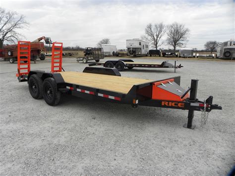 Flatbed/Flat Deck (Heavy Duty) - 2020 Rice Trailers Magnum 82X18 EQUIPMENT TRAILER | TrailersUSA