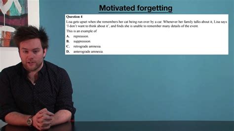 VCE Psychology - Motivated Forgetting - YouTube