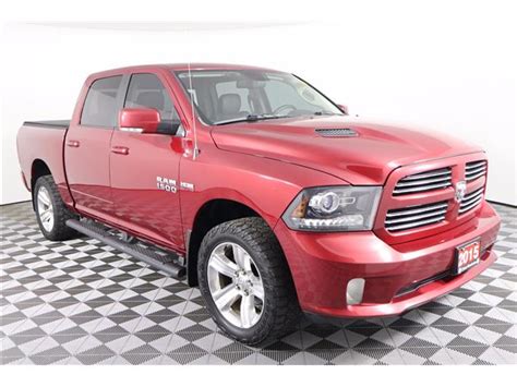 2015 RAM 1500 Sport SPORT, 5.7L V8, AUTO, 4X4, BLUETOOTH, BACK-UP CAM, LEATHER AND HEATED SEATS ...