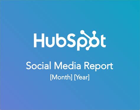 Simple Social Media Report Template Free Download - Resume Gallery