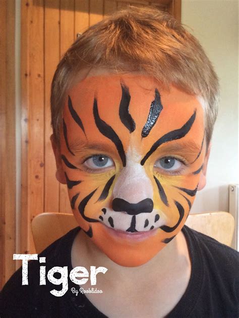 Simple Tiger face painting | Face painting easy, Tiger painting, Tiger face paint easy