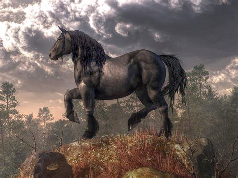 Dark Horse Digital Art by Daniel Eskridge - Fine Art America