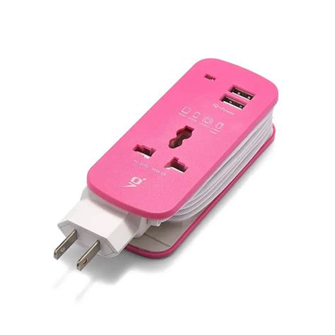 US Japan Plug 1.5m 5ft Power Extension USB Socket Outlet Portable ...