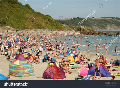 Busy Beach Stock Photo 1699362 - Shutterstock