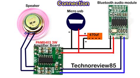 bluetooth speaker circuit diagram - Wiring Diagram and Schematics