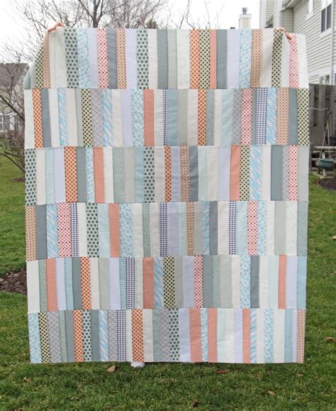 strip quilt {finished}