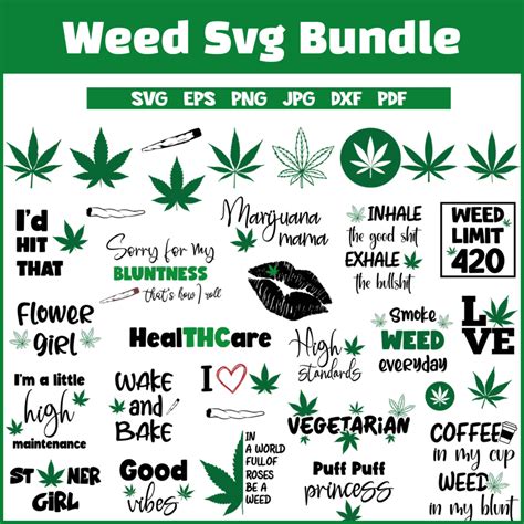 Weed Quotes Svg Marijuana – MasterBundles