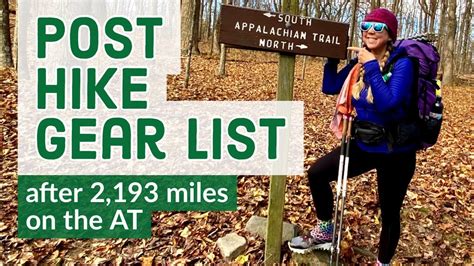 Ultimate Appalachian Trail Gear List