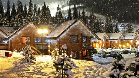 Christmas Cottage Wallpaper (64+ pictures)