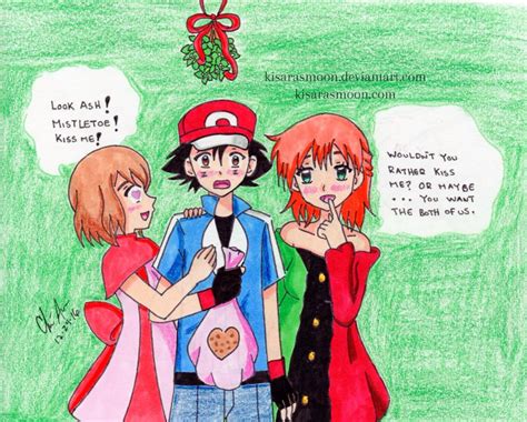 Under the Mistletoe by Kisarasmoon on DeviantArt