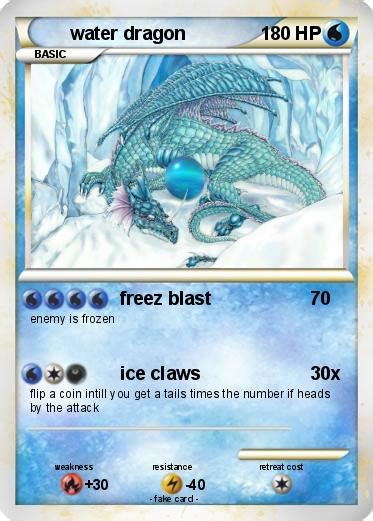 Pokémon water dragon 87 87 - freez blast - My Pokemon Card