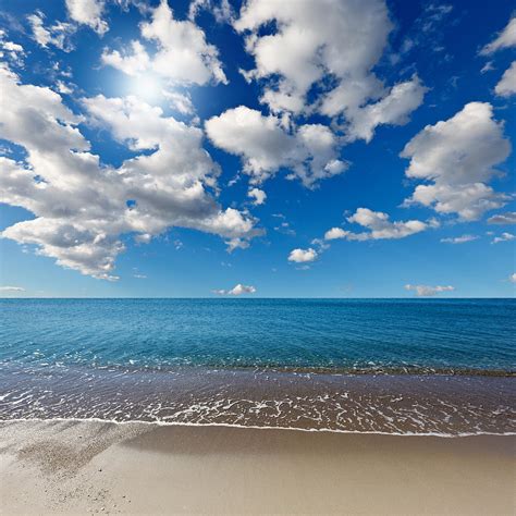 Heavenly Beach Under The Blue Sky Photograph by Constantinos Iliopoulos