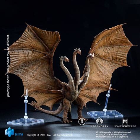 Godzilla Exquisite Basic Akční Figure Godzilla: King of the Monsters King Ghidorah 35 cm Hiya Toys