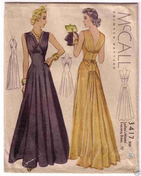 Pin by Christina B on I ♡ Vintage Sewing Patterns: Evening Gowns | Vintage dress patterns ...