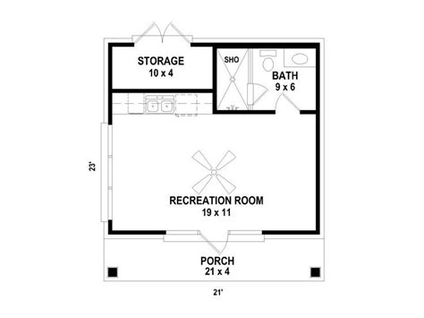 Plan 006P-0004 | Pool house plans, Pool house bathroom, Pool houses