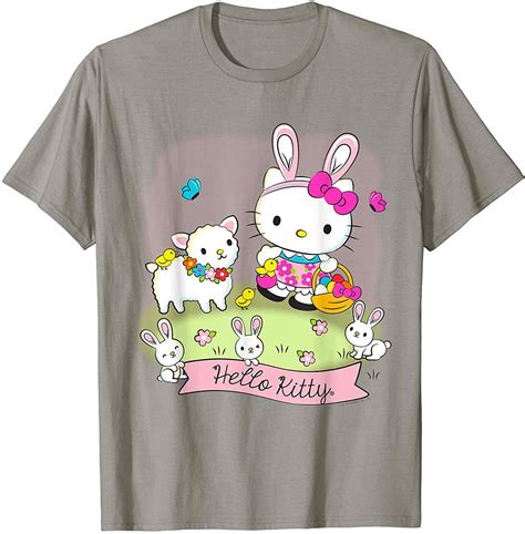 Hello Kitty and Friends Easter Scene Tee Shirt | Tee shirts, Hello kitty, Easter t shirts